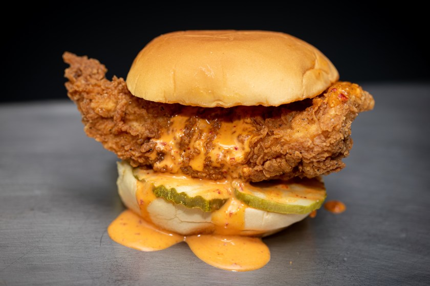 Fuku's Chicken sando! (Photo Courtesy of the Washington Nationals Baseball Club)
