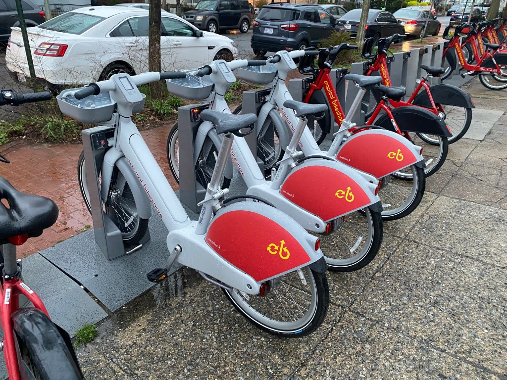 New Capital Bikeshare ebikes.